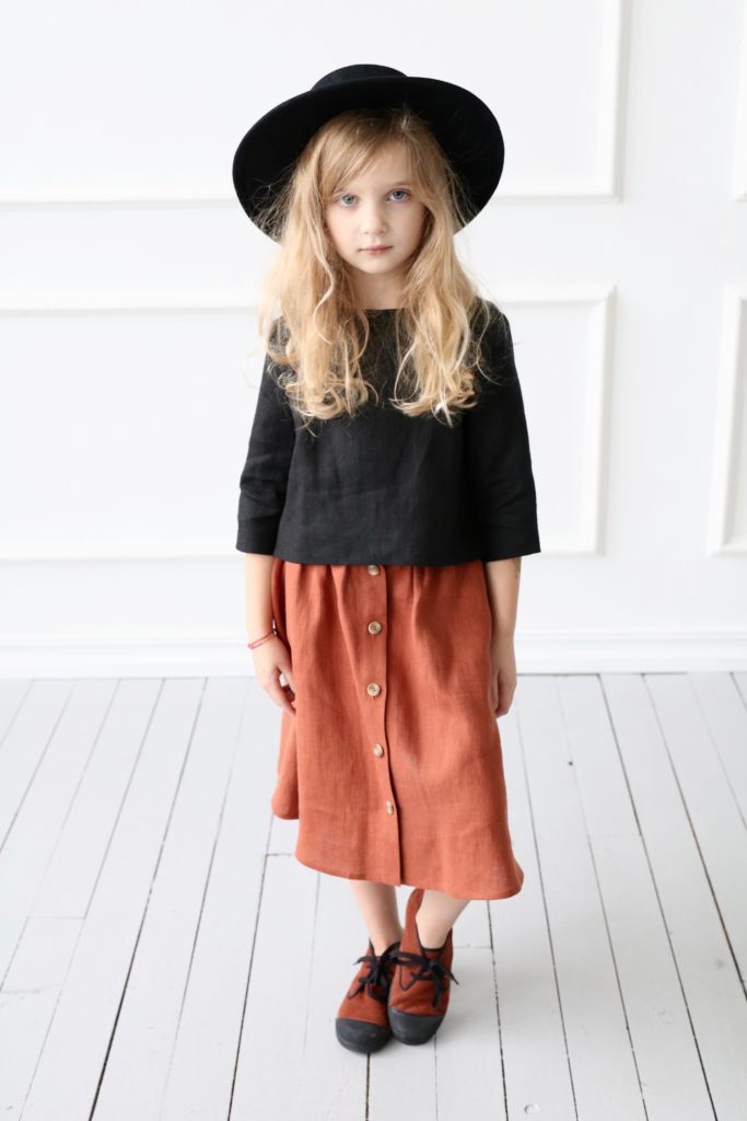 Linen blouse for girl - Image 1