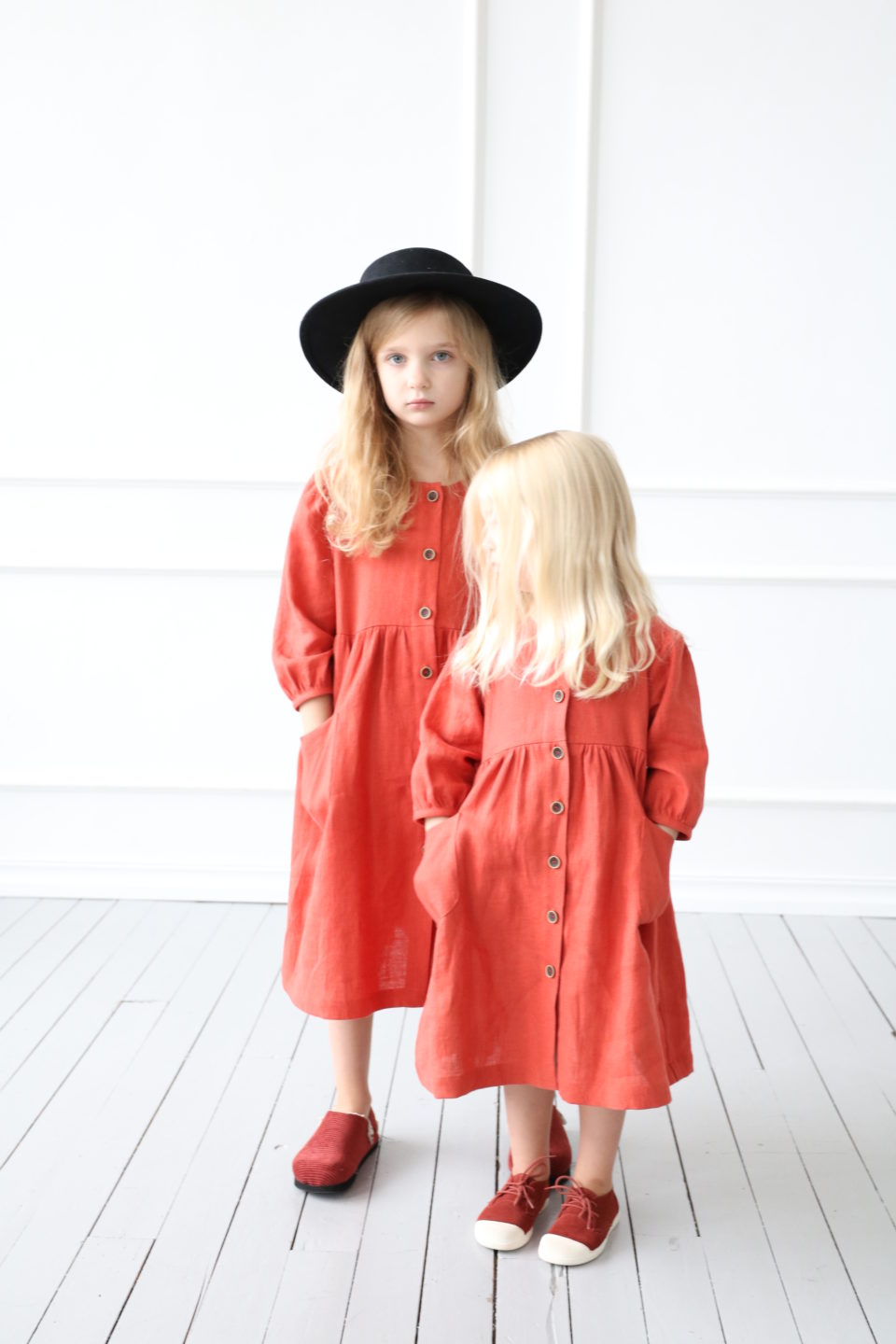 girls linen dress Summer Shell be leading the style game in this breezy green dress Girls: Always In The Lead