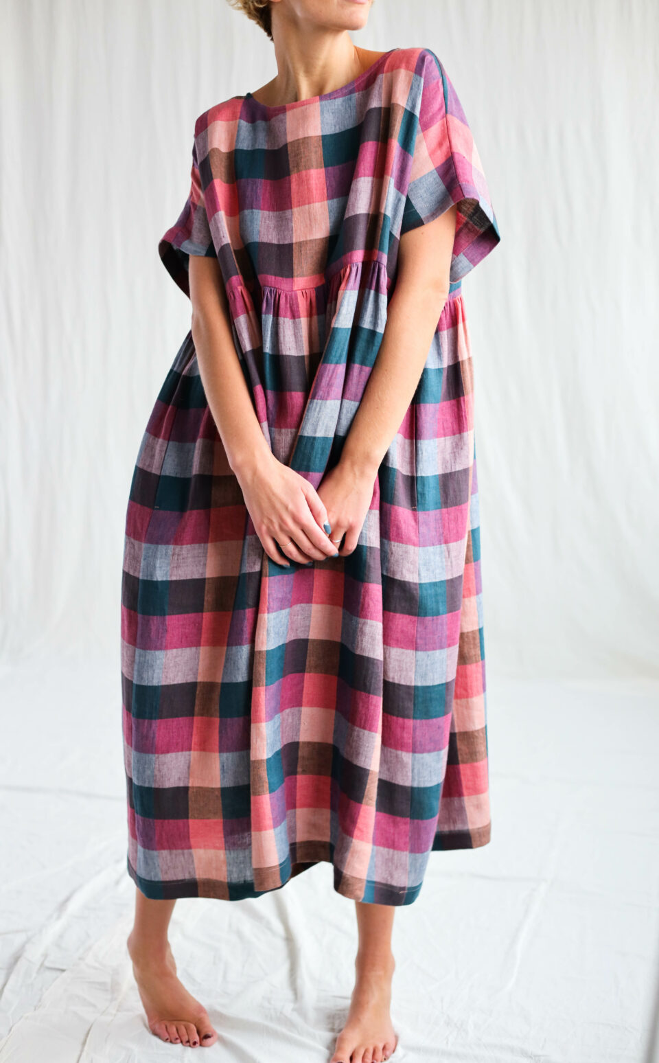 oversized linen dress Casual Cotton Linen Maxi Dress Linen Dress Plus Size Linen Dress Plus Size Clothing Loose Linen Dress Style 121 Long slip linen dress Maxi linen dress AGRA in