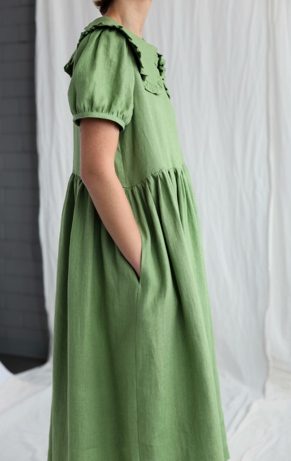 etsy linen dress 'Beckie', Linen Dress for Women Linen dress with relaxed but flattering fit Women's Spring/Summer Dignified Elegant Simple