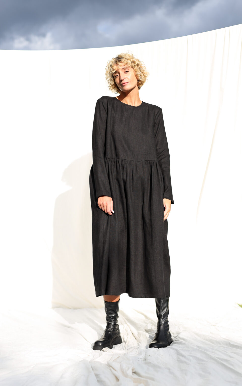 winter christmas party dresses YESFASHION Fall Fashion Dress Ruched Bodycon Ve – Yesfashion Javier Black Dresser Mirror contour jersey Material:Rayon Size Bust Waist Length