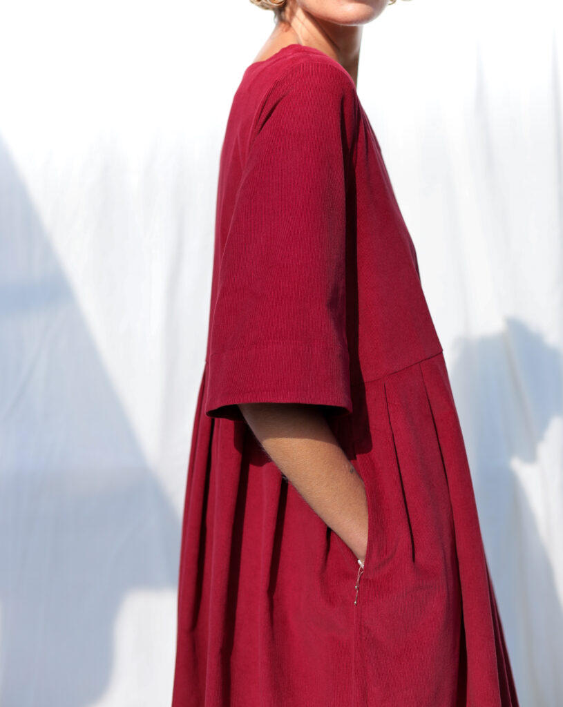 Oversized needlecord dress VALERIE - Image 5