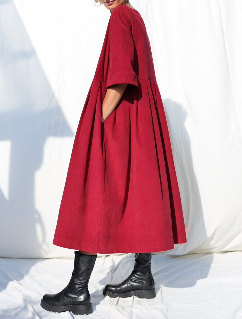 Oversized needlecord dress VALERIE - Image 3