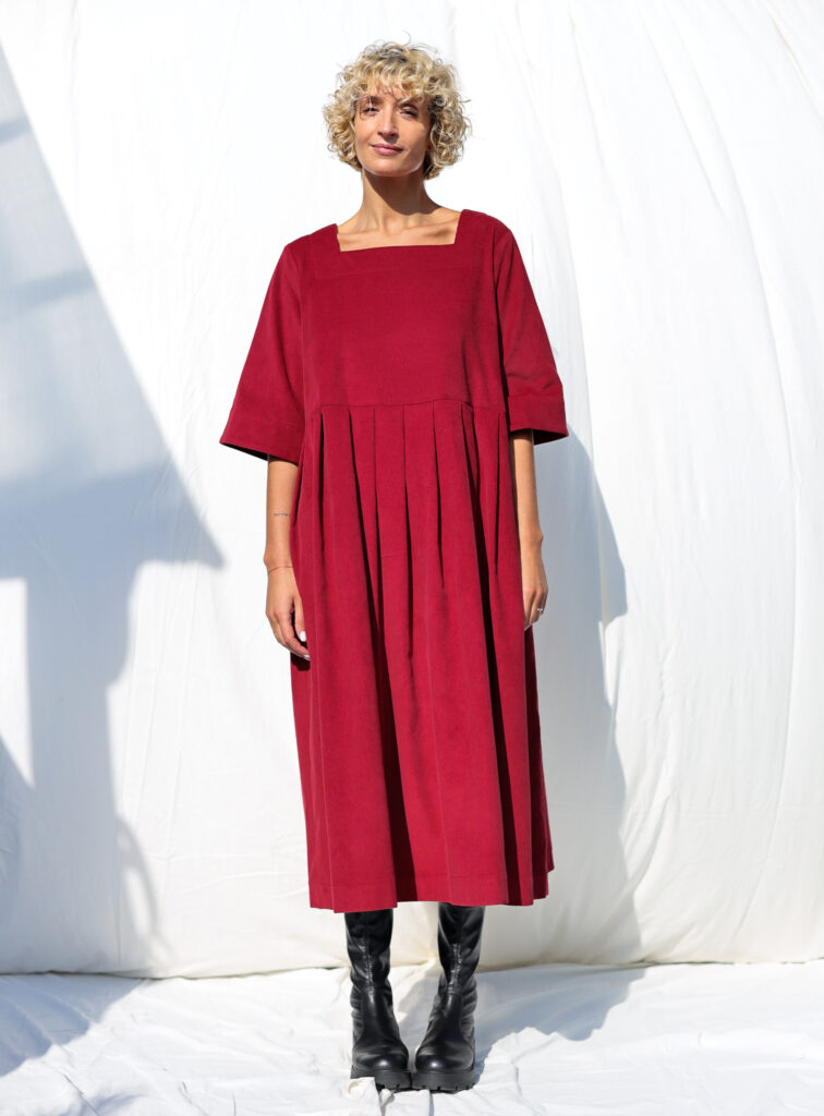 Oversized needlecord dress VALERIE - Image 2