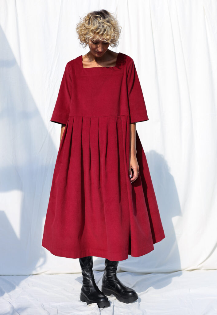 Oversized needlecord dress VALERIE - Image 1