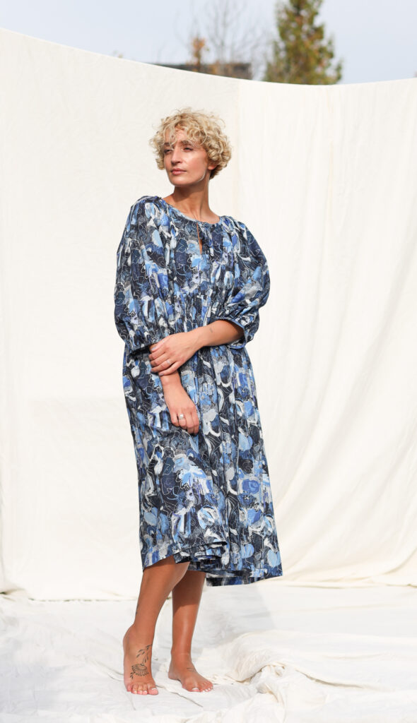 Reversible abstract print dress SOOZY LIPSEY - Image 5