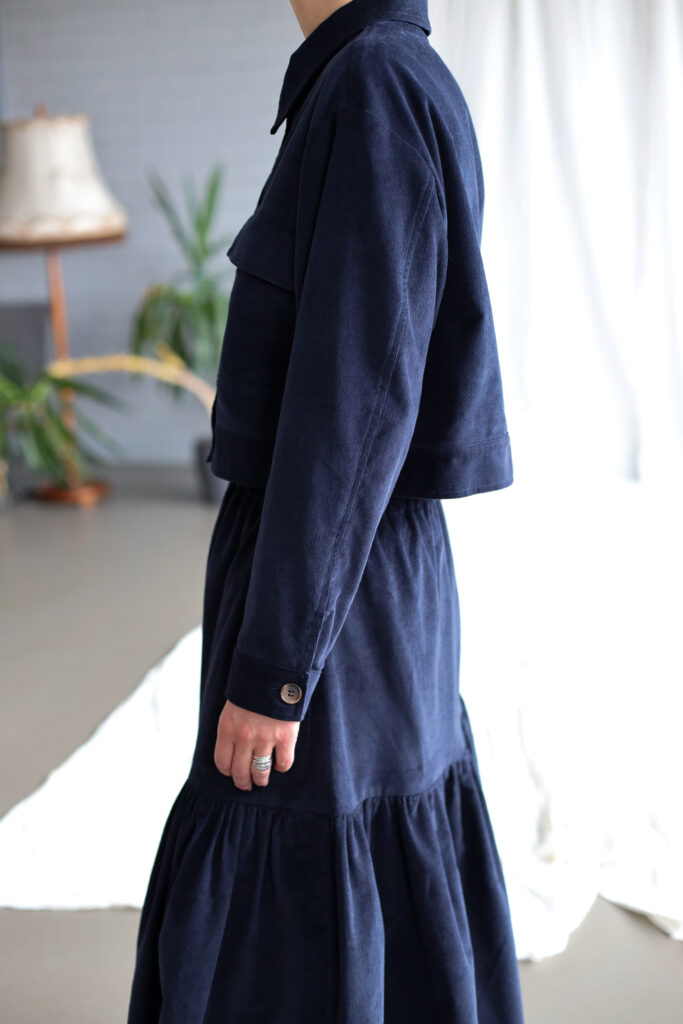 Boxy fit needlecord jacket - Image 6