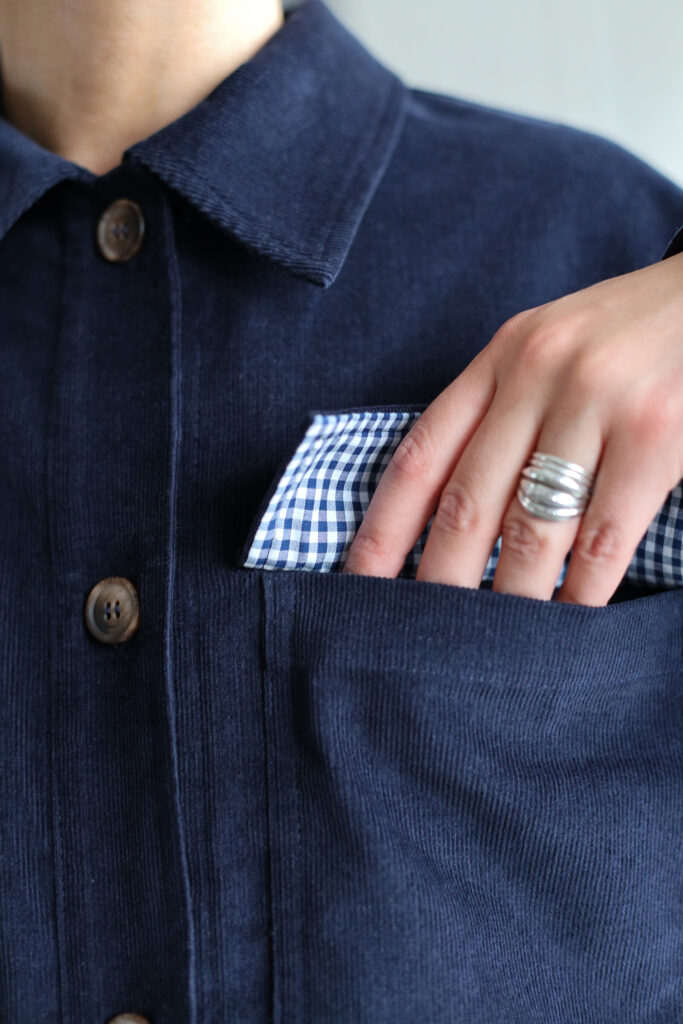 Boxy fit needlecord jacket - Image 3