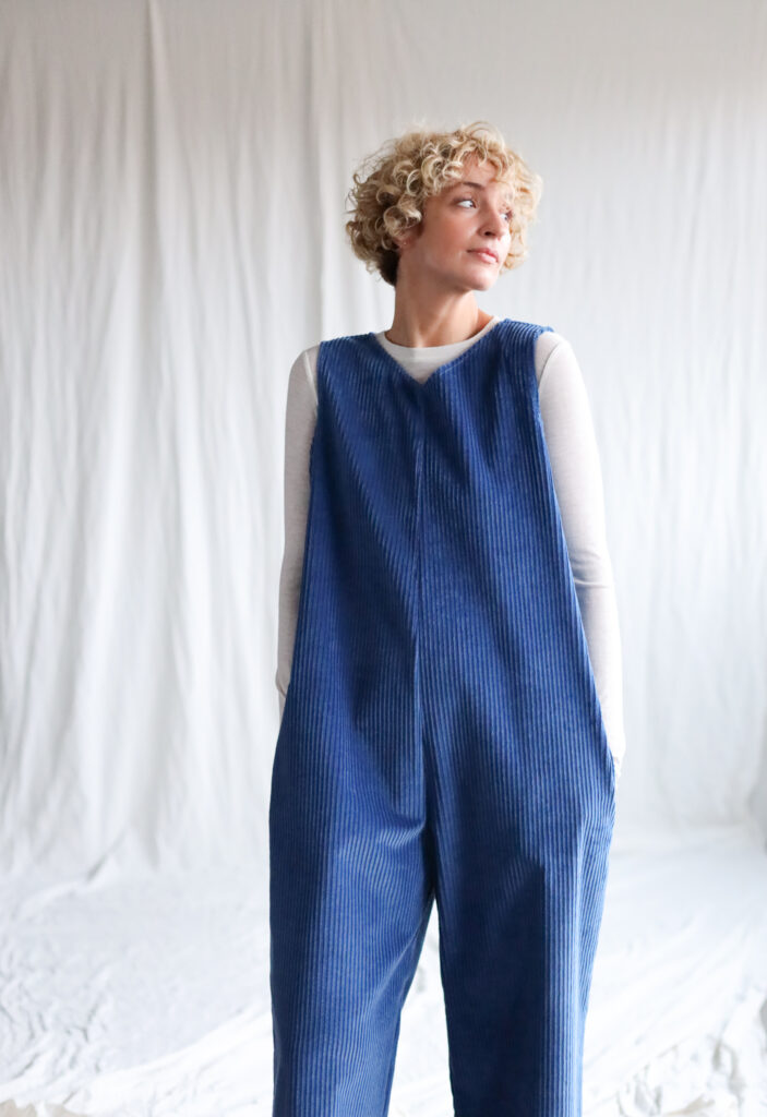 Sleeveless oversized wide cord jumpsuit - Image 6