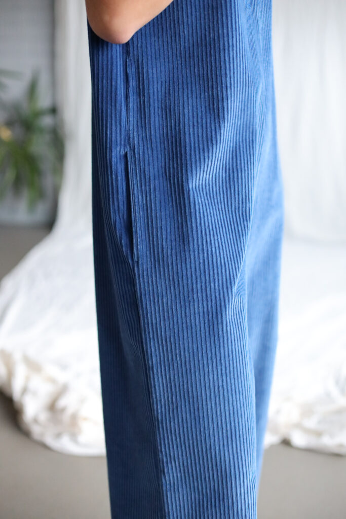 Sleeveless oversized wide cord jumpsuit - Image 3