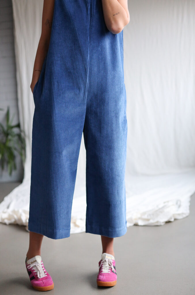 Sleeveless oversized wide cord jumpsuit - Image 2