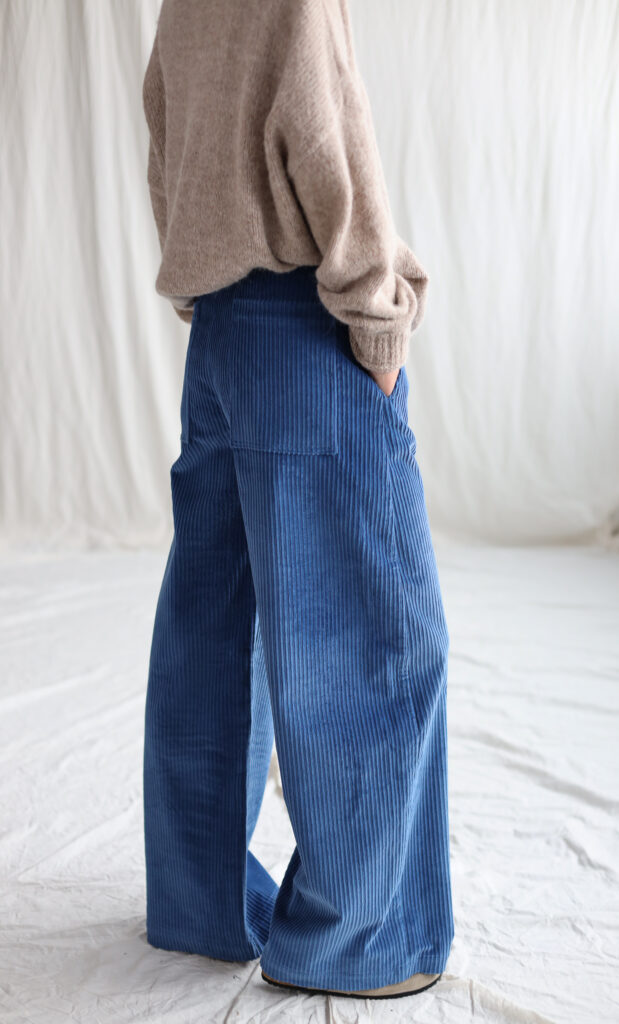 Wide wale cord ballooned leg pants - Image 2
