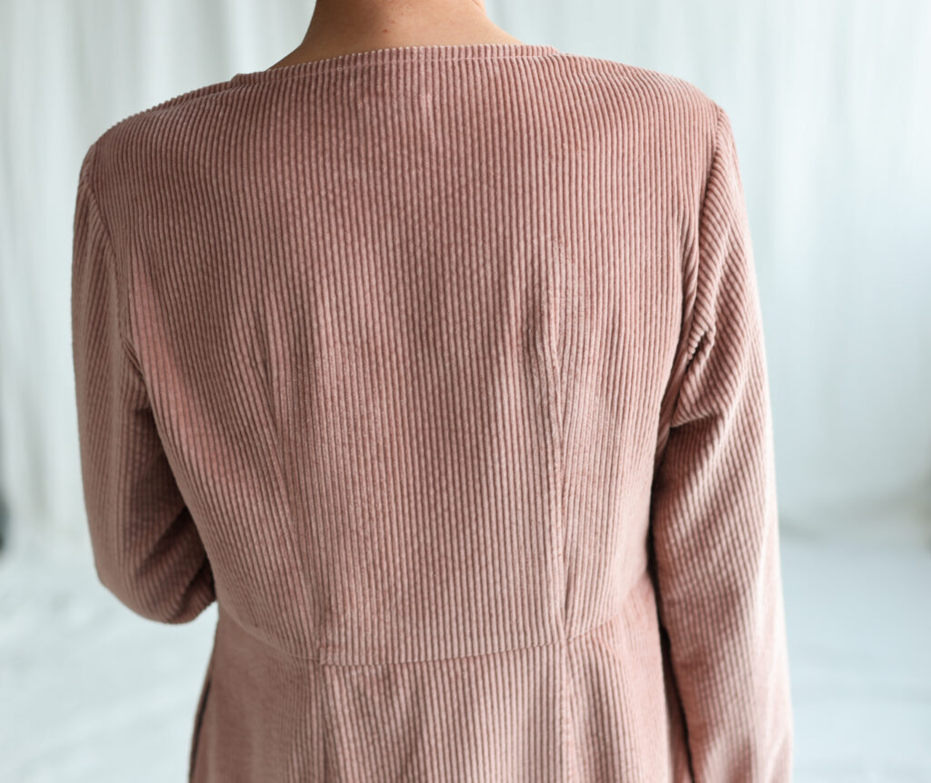 Loose long sleeve wide cord dress HOPE - Image 6
