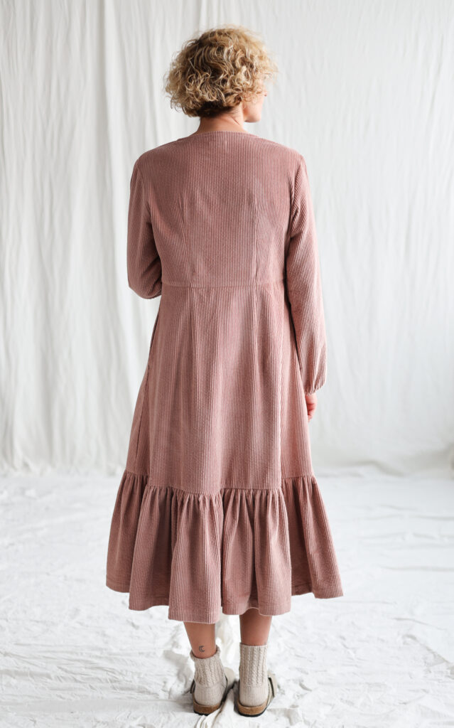 Loose long sleeve wide cord dress HOPE - Image 4