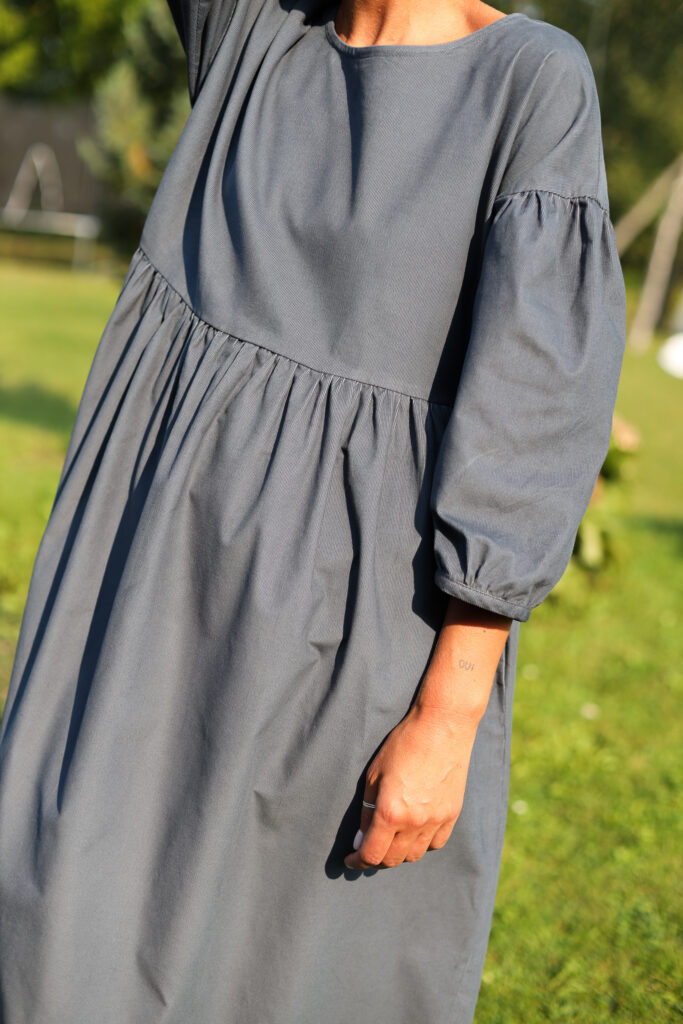 Needlecord loose fit Midi dress PERLA - Image 7