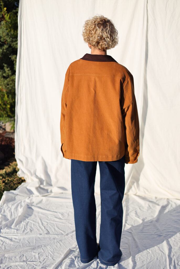 Gender Neutral Needlecord Barn Jacket - Image 3