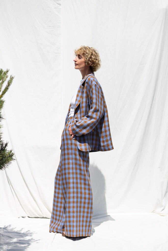 Elegant linen matching suit - Image 1