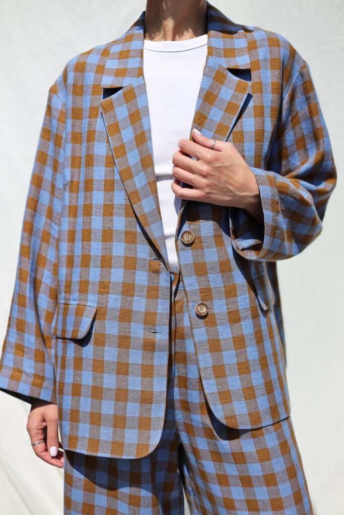 Elegant linen matching suit - Image 4
