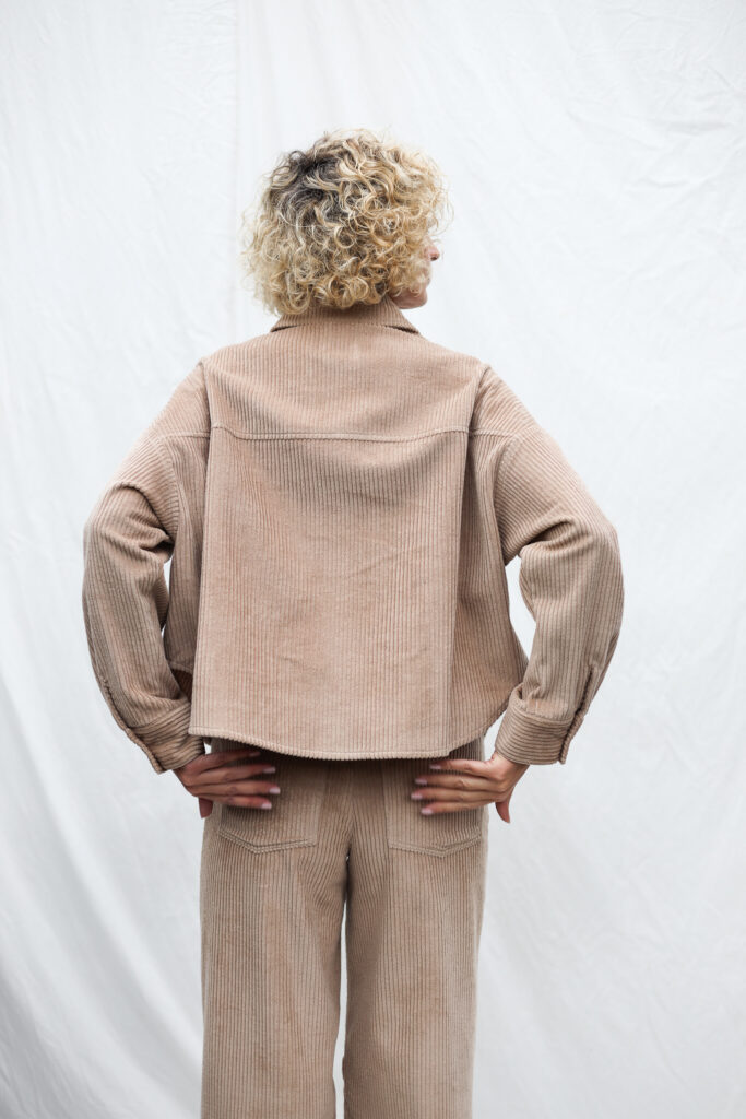 Oversized Wide Wale Cord Jacket - Image 4