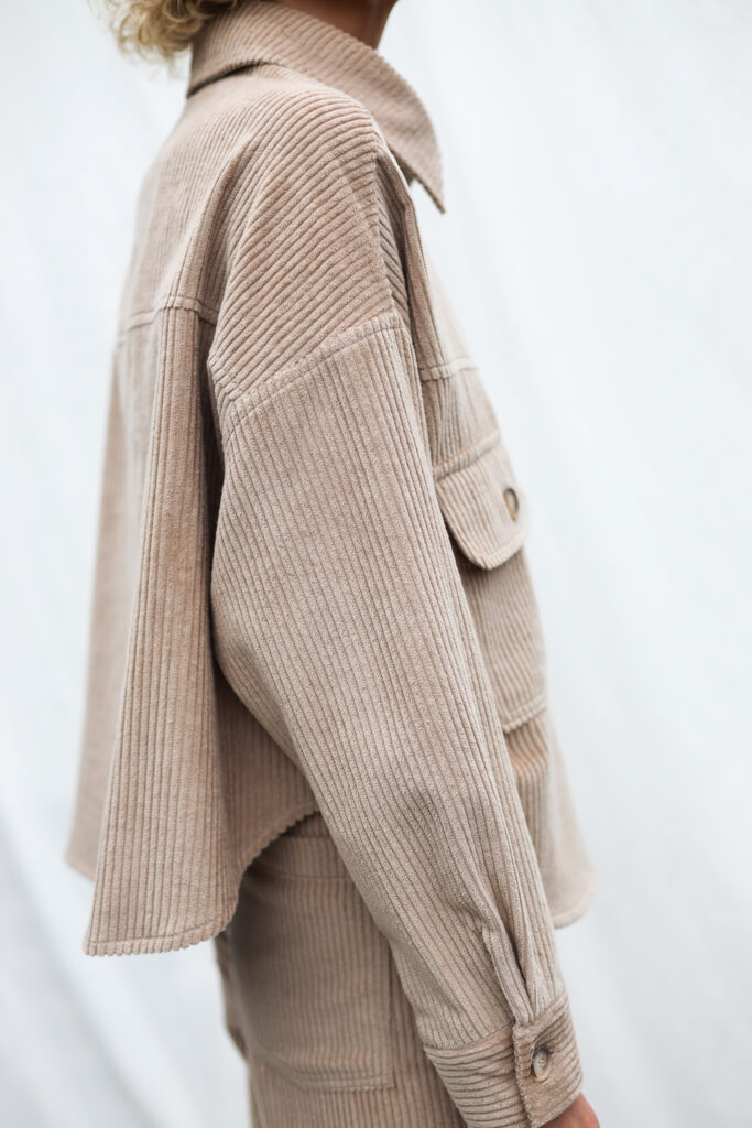 Oversized Wide Wale Cord Jacket - Image 3