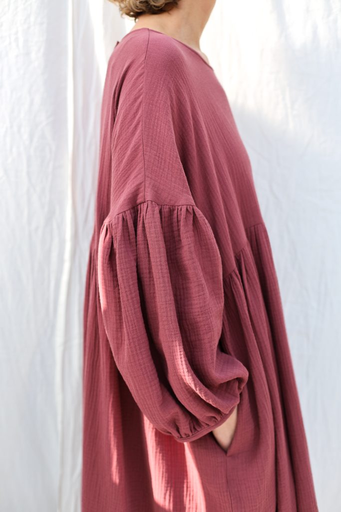 Double gauze oversized dress GRETA