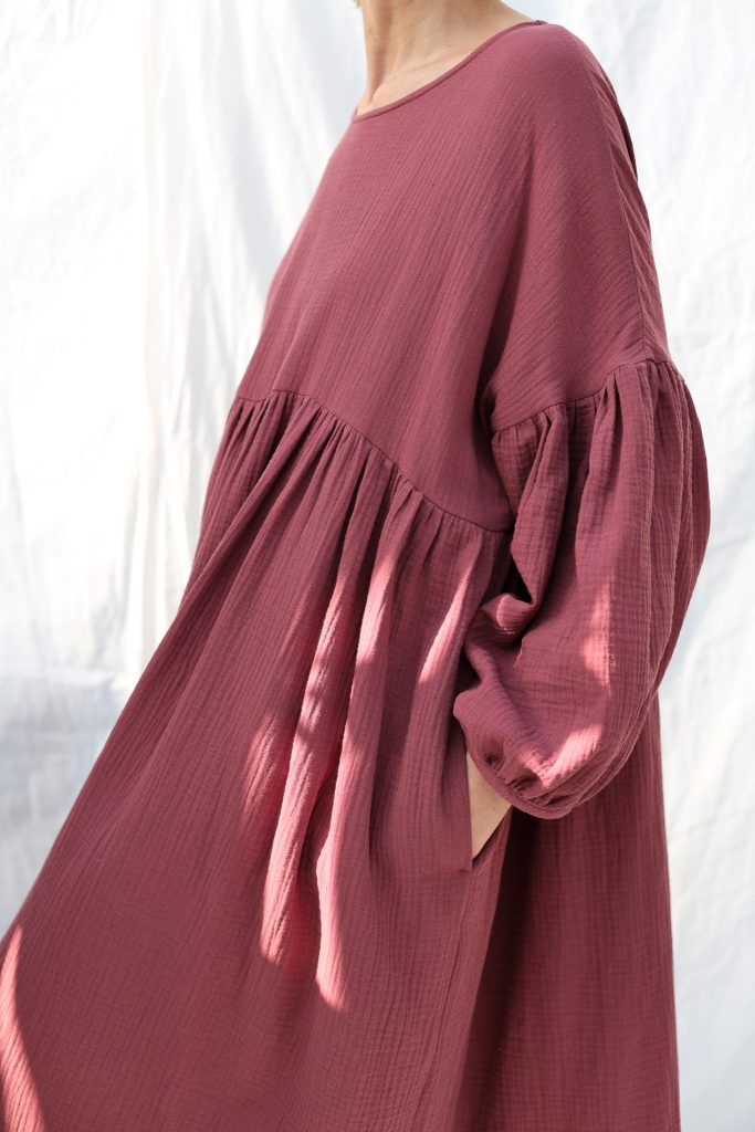 Double gauze oversized dress GRETA