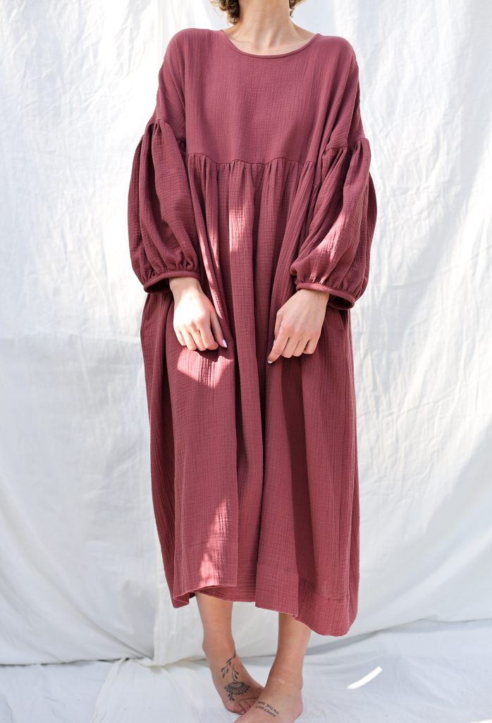 Double gauze oversized dress GRETA