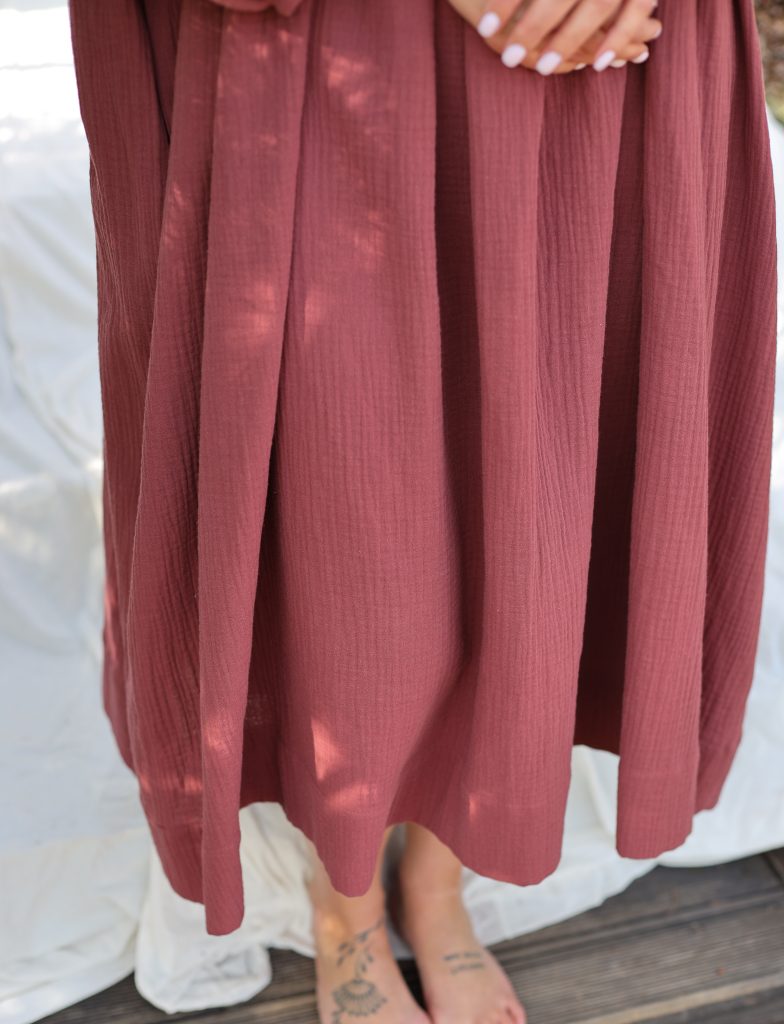 Double gauze oversized dress GRETA