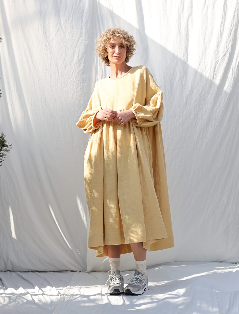 Double gauze oversized dress GRETA