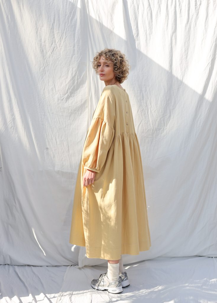 Double gauze oversized dress GRETA - Image 3